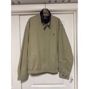 Polo Ralph Lauren vintage Harrington jacket, Tan, Men's Size XL